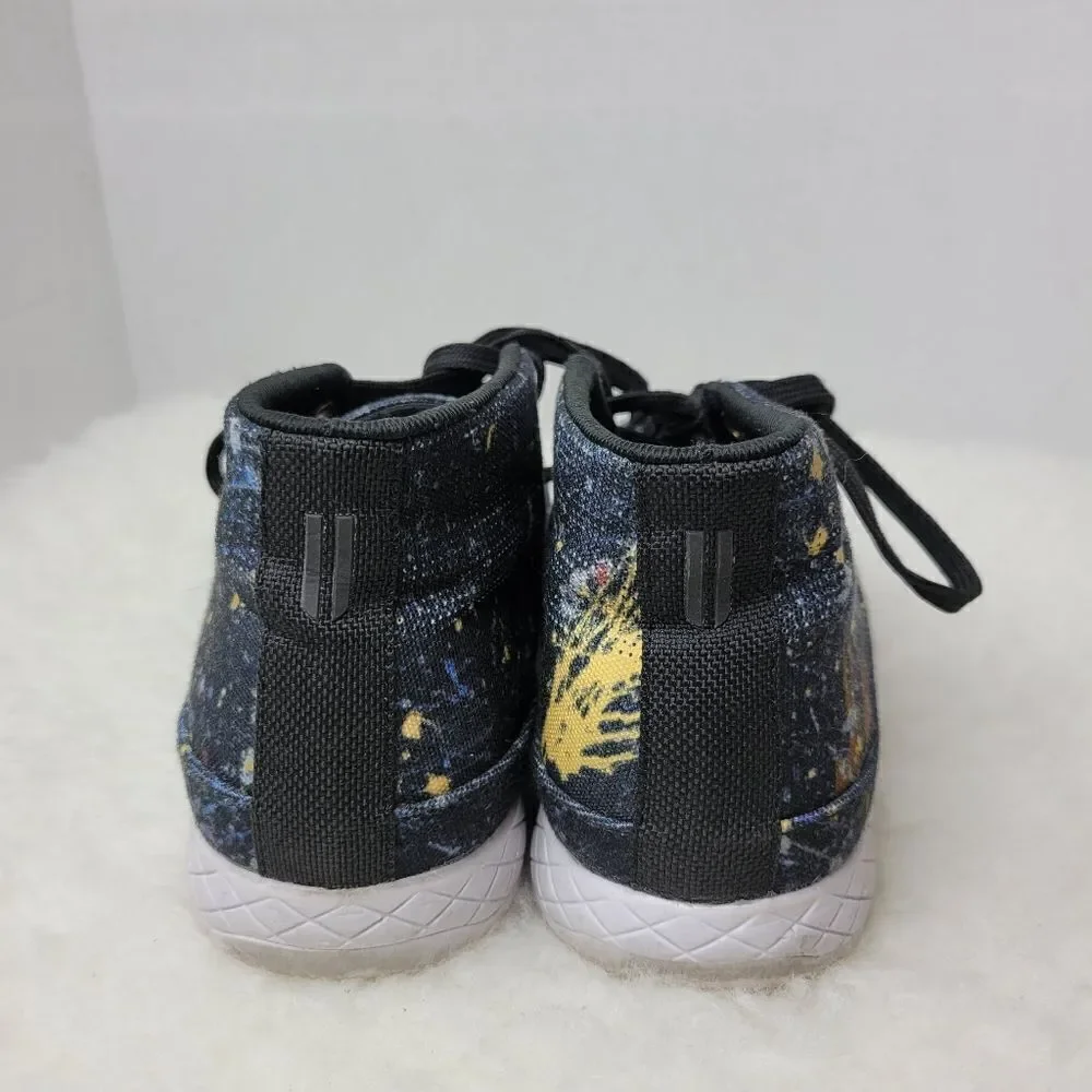 NoBull Project Splatter Mid Canvas Trainer Womens Sneaker Shoes Size 8